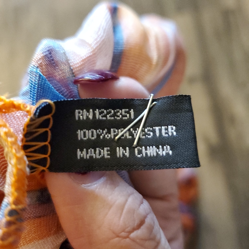 Multi-colored scarf - Picture 4 of 5